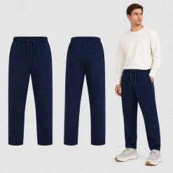 SPODNIE MĘSKIE 4F JOGGERY SPORTOWE CASUAL XL M1675 SS26. Niebieskie joggery i bojówki 4F, m, bez wzorów, z bawełny, casualowe. Za 159.99 zł.