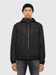 Diesel Clothes Kurtka przejściowa w kolorze czarnym rozmiar: S. Czarne kurtki Diesel Clothes, s, bez wzorów, z bawełny, bez kaptura. Za 184.46 zł.