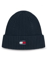 Tommy Jeans Czapka Tjm Heritage Core Beanie AM0AM13669 Granatowy. Niebieskie czapki zimowe Tommy Jeans, bez wzorów, z bawełny. Za 149.99 zł.