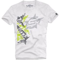 T-shirt męski OLDSCHOOL biały. Białe t-shirty Oldschool, m, bez wzorów, bez kołnierzyka, bez ramiączek. Za 19.99 zł.
