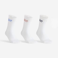 Skarpety sportowe tenis Reebok długie 3 pary. Skarpetki sportowe Reebok, bez wzorów, z bawełny. Za 39.99 zł.