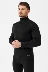 Bluza męska termoaktywna Rough Radical Merino Active Zip 250. Czarne bielizna termoaktywna ROUGH RADICAL, na jesień, m, bez wzorów, z materiału, bez ramiączek, na golfa. Za 237.15 zł.