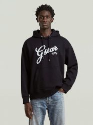 G-Star Bluza w kolorze czarnym rozmiar: L. Czarne bluzy G-Star, l, bez wzorów, z kapturem. Za 199.45 zł.
