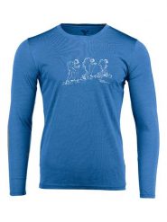 Traunstein Sport Koszulka funkcyjna "Skitour" w kolorze niebieskim rozmiar: XL. Niebieskie t-shirty sportowe Traunstein Sport, bez wzorów, z wełny, bez ramiączek, outdoorowe. Za 173.99 zł.