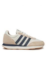 Adidas Sneakersy Run 60s 3.0 IE3830 Beżowy. Brązowe buty do biegania Adidas, bez wzorów, ze skóry, bez zapięcia. Za 279.99 zł.