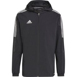 Kurtka męska adidas Tiro 21 Windbreaker. Białe kurtki Adidas, m, bez wzorów, bez kaptura. Za 199.00 zł.