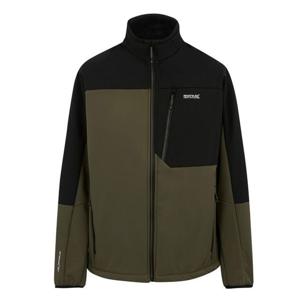 Męska Kurtka Soft Shell Mountdale. Zielone kurtki Regatta, m, bez wzorów, bez kaptura. Za 165.99 zł.