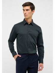 Eterna Koszula - Modern fit - w kolorze ciemnozielonym rozmiar: 42. Zielone koszule Eterna, bez wzorów, z bawełny, bez kołnierzyka, bez ramiączek. Za 113.99 zł.