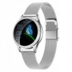 Smartwatch OroMed ORO-SMART CRYSTAL SILVER. Szare smartbandy oromed, bez wzorów. Za 199.99 zł.