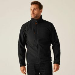 Softshell roboczy podgrzewany męski Thermogen. Czarne kurtki softshell Regatta, na lato, m, bez wzorów, z softshellu, bez kaptura. Za 769.99 zł.