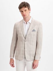 Finshley & Harding Kurtka z zawartością wiskozy - Maarten - Maarten Mężczyźni Modern Fit beżowy, 102. Brązowe kurtki Finshley & Harding, m, bez wzorów, z wiskozy, bez kaptura. Za 549.95 zł.