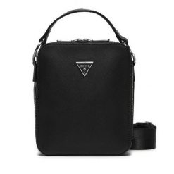 Saszetka Guess. Czarne saszetki i nerki Guess, z aplikacjami, małe, bez dodatków. Za 337.99 zł.