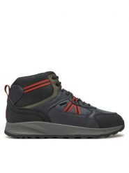 Geox Sneakersy U TERRESTRE B ABX U46EZF 0MEEK C4002 Czarny. Czarne buty sportowe casual Geox, z aplikacjami, ze skóry, bez zapięcia. Za 439.99 zł.