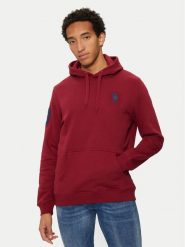 U.S. Polo Assn. Bluza MUP0683 Czerwony Regular Fit. Czerwone bluzy U.S. Polo Assn., m, bez wzorów, z bawełny, bez kaptura. Za 149.99 zł.