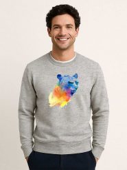 WOOOP Bluza "Sunny Bear" w kolorze szarym rozmiar: XS. Szare bluzy Wooop, xs, bez wzorów, z bawełny, bez kaptura. Za 100.99 zł.