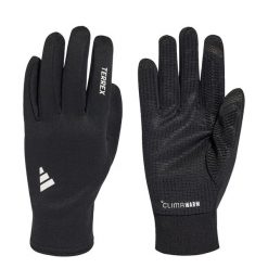 Rękawiczki Terrex CLIMAWARM. Białe rękawiczki Adidas, bez wzorów, z materiału. Za 149.00 zł.