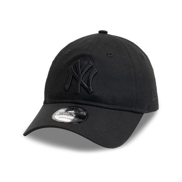 Czapka z daszkiem New Era MLB New York Yankees. Czarne czapki z daszkiem New Era, bez wzorów, z bawełny. Za 128.55 zł.