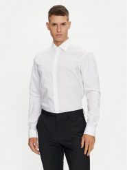 Hugo Koszula Valerio 50519812 Biały Modern Fit. Białe koszule Hugo, m, bez wzorów, z bawełny, bez kołnierzyka, bez ramiączek. Za 239.99 zł.