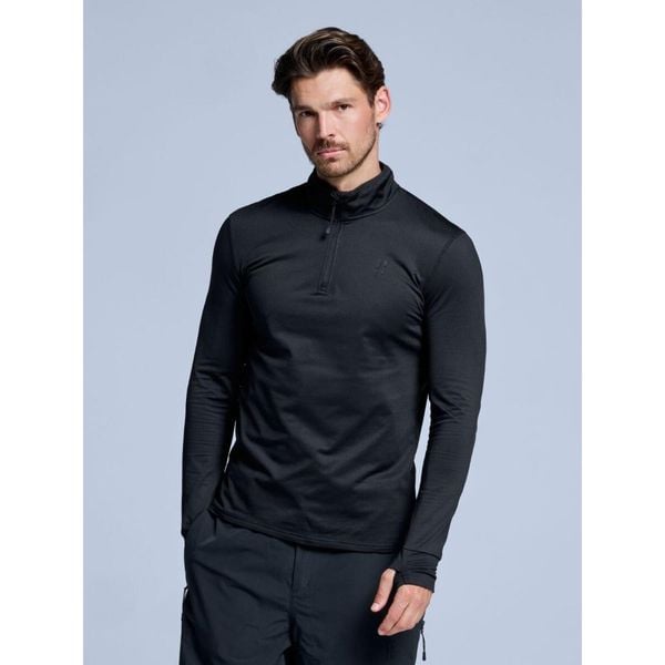 Bluza narciarska - Męska - Arctic 2.0 - Czarny. Czarne bielizna termoaktywna POEDERBAAS, na zimę, m, bez wzorów, z elastanu, bez kaptura. W wyprzedaży za 177.72 zł.