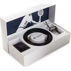 Zestaw upominkowy LACOSTE - Referente De Cuir De Vachette RC1677 Black/Navy HC9. Paski marki bonprix. Za 439.00 zł.