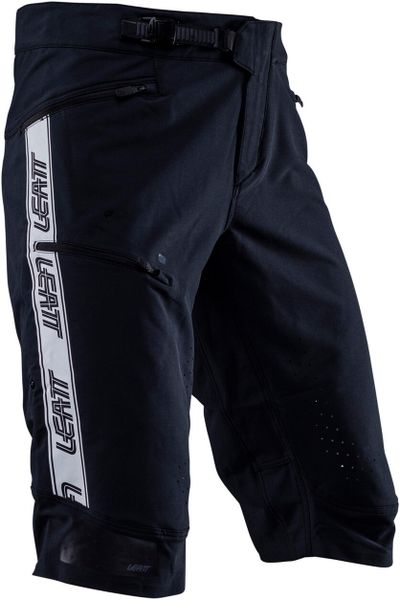 Spodenki rowerowe Leatt Shorts MTB Gravity 4.0. Czarne spodenki rowerowe LEATT, m, bez wzorów, z materiału, rowerowe. Za 598.39 zł.