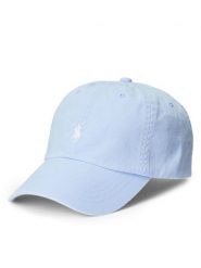 Polo Ralph Lauren Czapka z daszkiem 710667709082 Błękitny. Niebieskie czapki z daszkiem Polo Ralph Lauren, bez wzorów, z bawełny. Za 269.99 zł.