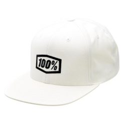 Czapka 100% icon snapback aj fit. Białe czapki z daszkiem 100%, bez wzorów, z bawełny. Za 152.10 zł.