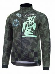 Protective Koszulka kolarska "Jack Up" w kolorze khaki ze wzorem rozmiar: S. Brązowe t-shirty sportowe Protective, bez wzorów, bez ramiączek, rowerowe. Za 109.78 zł.
