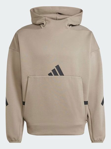 Adidas Bluza "M Z.N.E." w kolorze beżowym rozmiar: S. Brązowe bluzy Adidas, m, bez wzorów, z bawełny, z kapturem. Za 166.10 zł.