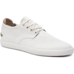 Tenisówki LACOSTE - Esoarre 219 1 Cma 7-37CMA002518C Off Wht/Off Wht. Białe trampki LACOSTE, m, bez wzorów, bez zapięcia. W wyprzedaży za 259.00 zł.