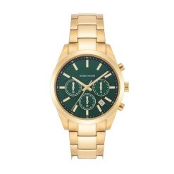 Spears & Walker Zegarek na reke ze stali nierdzewnej w kolorze zlotym Zegarki 1 ct Męskie. Żółte, analogowe zegarki Spears & Walker, z mosiądzu. Za 609.99 zł.