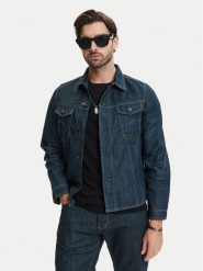 G-Star Raw Kurtka jeansowa 3D Dart D28418-E358 Granatowy Regular Fit. Niebieskie kurtki G-Star Raw, m, bez wzorów, z bawełny, bez kaptura. Za 619.99 zł.