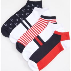 Skarpety stopki 5 pack - Czerwony. Skarpety marki Reserved. Za 29.99 zł.