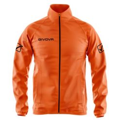 Givova Basico Sportjack 3xs - lekki i oddychający. Brązowe kurtki Givova, m, bez wzorów, bez kaptura. Za 98.99 zł.