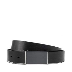 Pasek Męski Semi Line. Niebieskie paski Semi-line, bez wzorów. Za 59.99 zł.