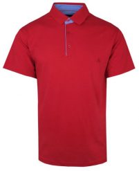 Koszulka POLO, Czerwona Casualowa, Krótki Rękaw, Jednokolorowa, T-shirt -BARTEX. Czerwone bluzki z długim rękawem Bartex, l, bez wzorów, z bawełny, bez kołnierzyka, bez ramiączek. Za 139.00 zł.