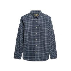 Koszula Superdry. Niebieskie koszule Superdry, m, bez wzorów, bez kołnierzyka, bez ramiączek. Za 324.85 zł.