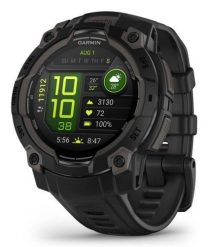 Zegarek sportowy Garmin Instinct 3 AMOLED 45mm Czarny. Czarne zegarki smartwatch GARMIN, bez wzorów. Za 1,754.99 zł.