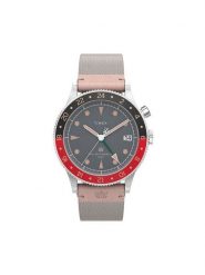 Timex Zegarek Waterbury Traditional GMT TW2V74100 Szary. Szare, analogowe zegarki Timex. Za 589.99 zł.