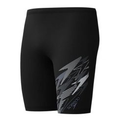 Spodenki do pływania Speedo Medley - jammery. Czarne odzież kąpielowa Speedo, m, bez wzorów, sportowe. Za 179.99 zł.