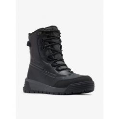 Buty zimowe Columbia Bugaboot Celsius. Czarne buty trekkingowe Columbia, na zimę, bez wzorów, bez zapięcia. Za 549.99 zł.