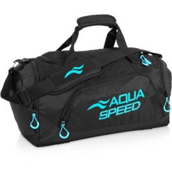 Torba sportowa pływacka na ramię 35l Aqua Speed. Czarne torby na ramię Aqua-Speed, bez wzorów, na ramię, bez dodatków. Za 99.00 zł.