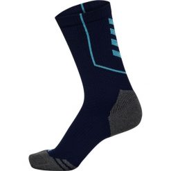 Skarpetki treningowe krótkie Hummel Pro. Niebieskie skarpety Hummel, bez wzorów. Za 79.50 zł.