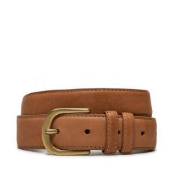 Pasek Męski Wrangler. Brązowe paski Wrangler, bez wzorów. Za 139.99 zł.