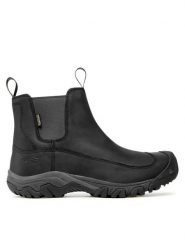 Keen Sztyblety Anchorage Boot III WP 1017789 Czarny. Czarne botki sznurowane Keen, bez wzorów, z nubiku, bez obcasa, bez zapięcia. Za 649.99 zł.