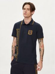 Aeronautica Militare Polo 241PO1772P199 Granatowy Regular Fit. Niebieskie koszulki polo Aeronautica Militare, l, bez wzorów, z bawełny, bez kołnierzyka, bez ramiączek. Za 339.99 zł.