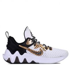 Buty koszykarskie męskie Nike CZ4099100. Białe buty do koszykówki Nike, bez zapięcia, do koszykówki. Za 647.00 zł.