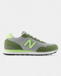 Buty klasyczne męskie New Balance 515 Lifestyle (M5155HQ). Zielone sztyblety New Balance, bez wzorów, bez obcasa, bez zapięcia. Za 289.00 zł.