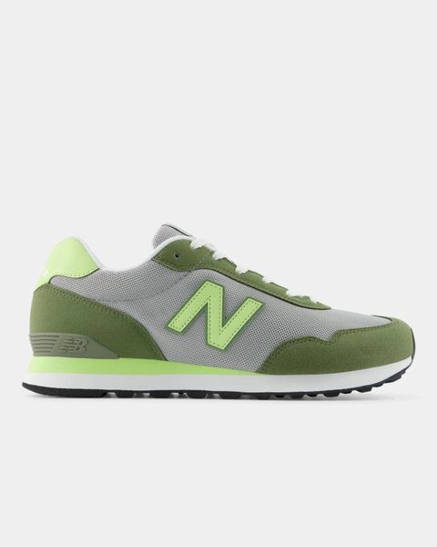 Buty klasyczne męskie New Balance 515 Lifestyle (M5155HQ). Zielone sztyblety New Balance, bez wzorów, bez obcasa, bez zapięcia. Za 289.00 zł.