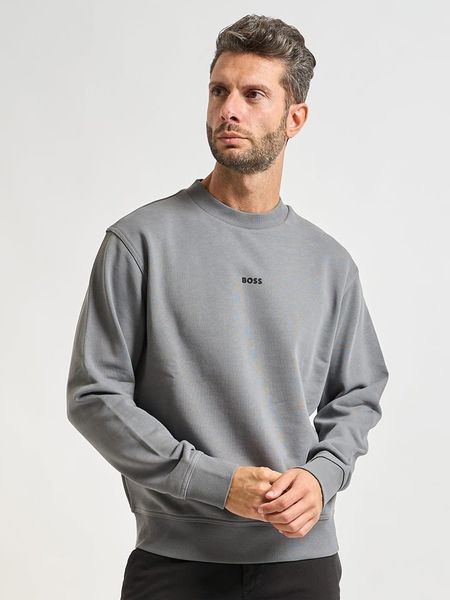 Hugo Boss Fashion Bluza w kolorze szarym rozmiar: M. Szare bluzy Hugo Boss Fashion, m, bez wzorów, z bawełny, bez kaptura. Za 321.45 zł.